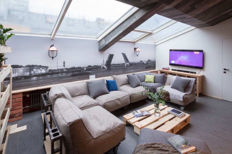 Интерьер лаунж зоны