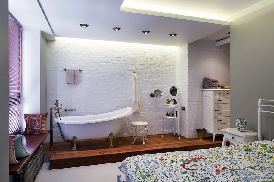 Ванная в зеленом цвете