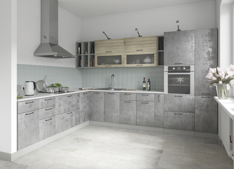 Кухня лофт ДСВ мебель