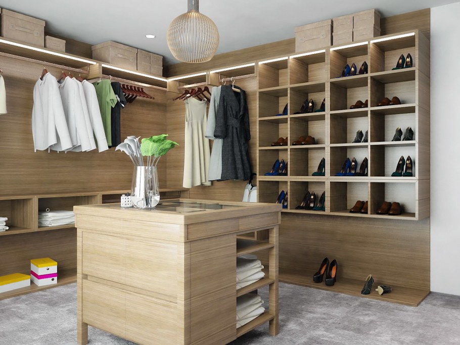 Гардеробная Скандинавия