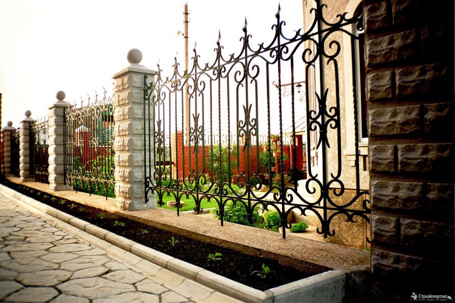 Кованый забор МС 1076
