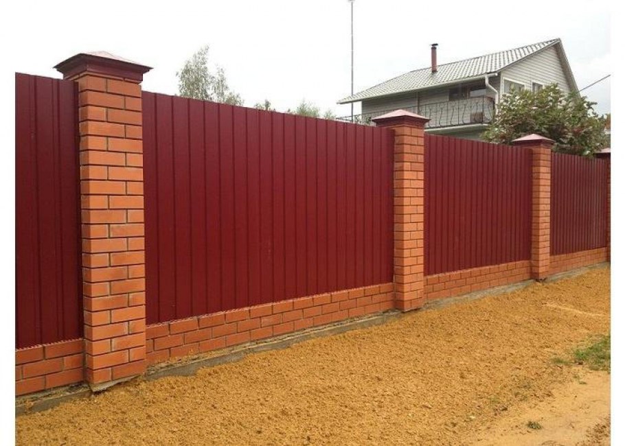 Забор из профлиста с35