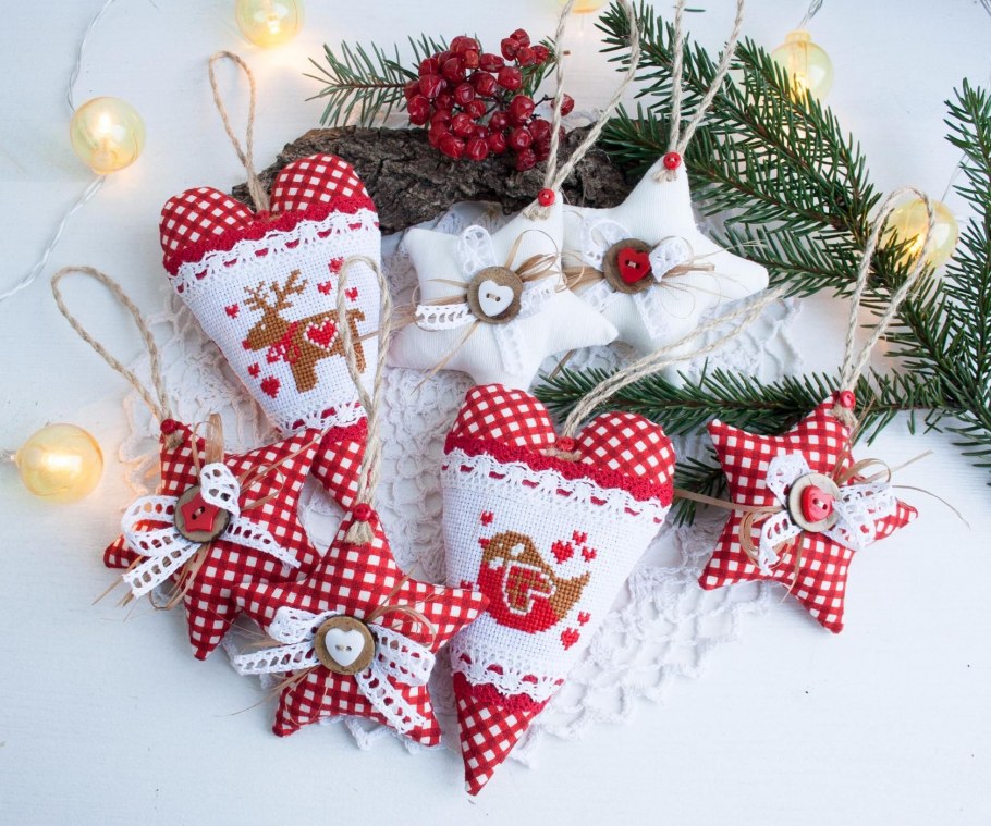 Новогодний декор домики