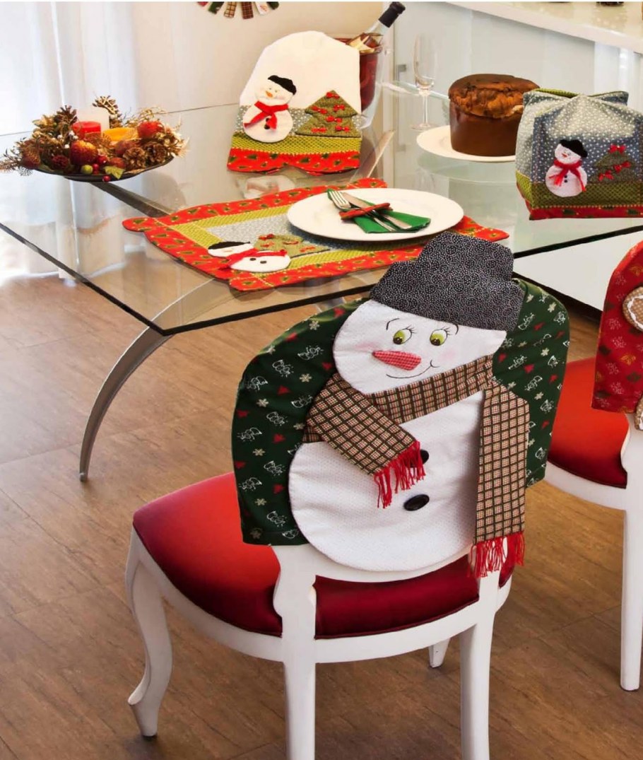 Вязаный новогодний декор