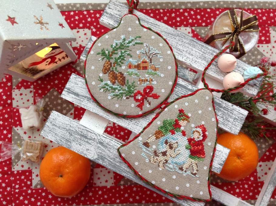 Украсить подоконник к новому году