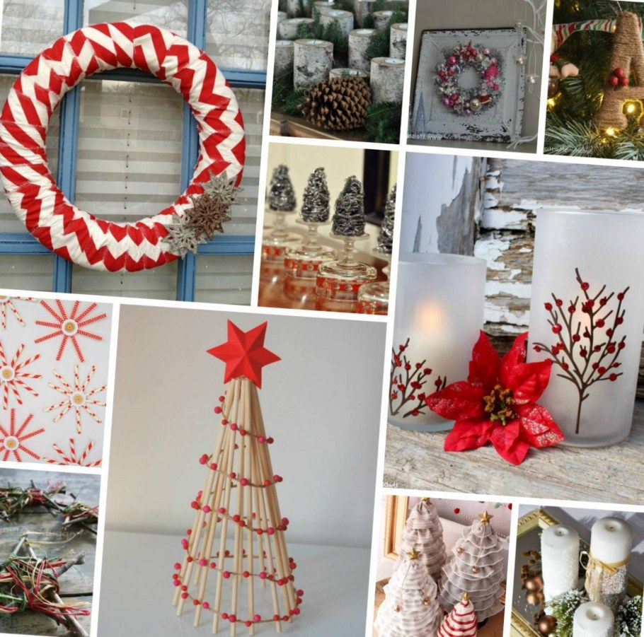 Деревянный новогодний декор