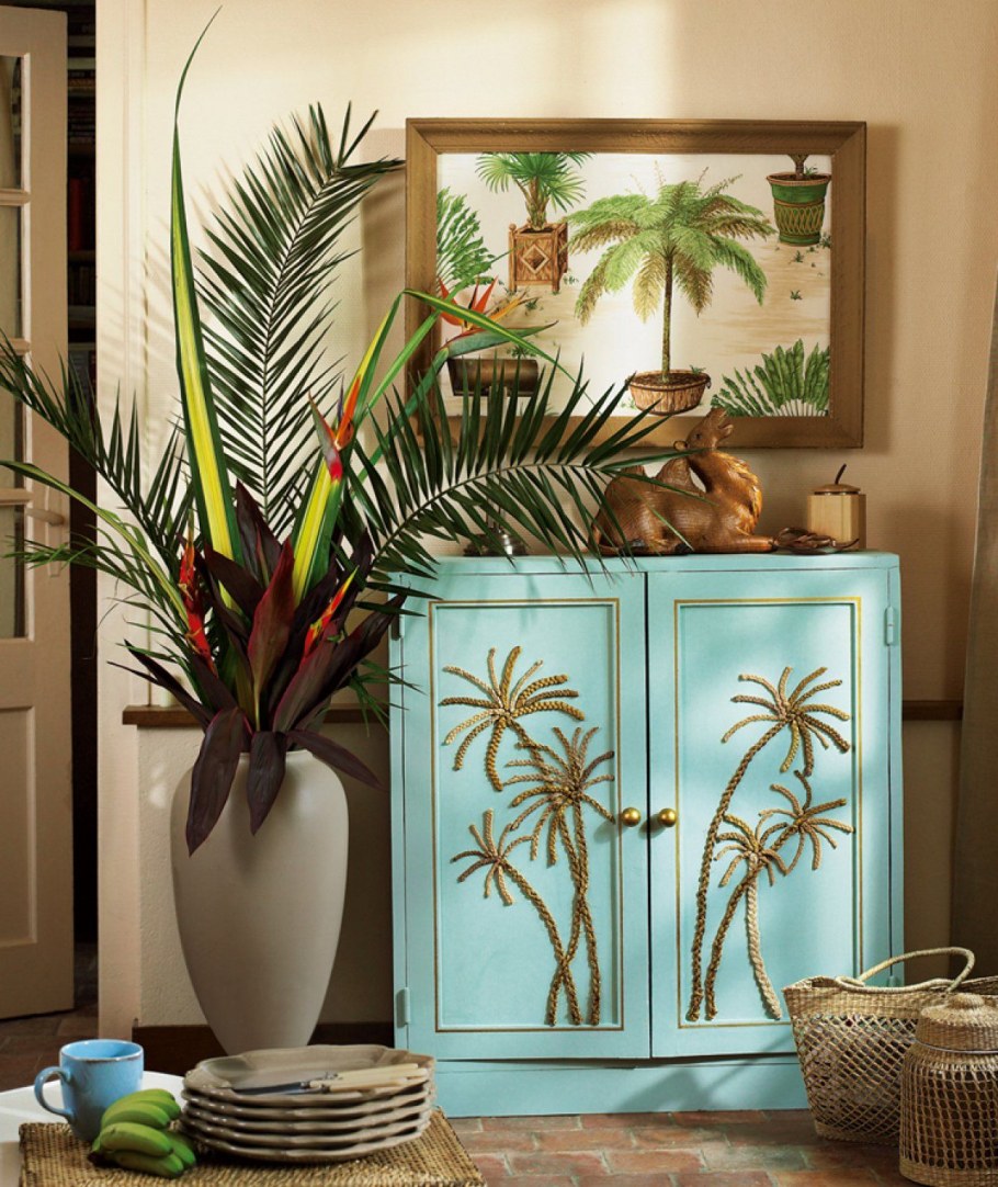 Шкаф в тропическом стиле