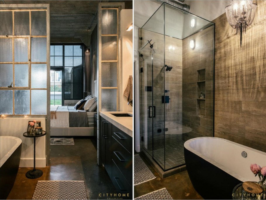 Ванная комната в стиле гранж