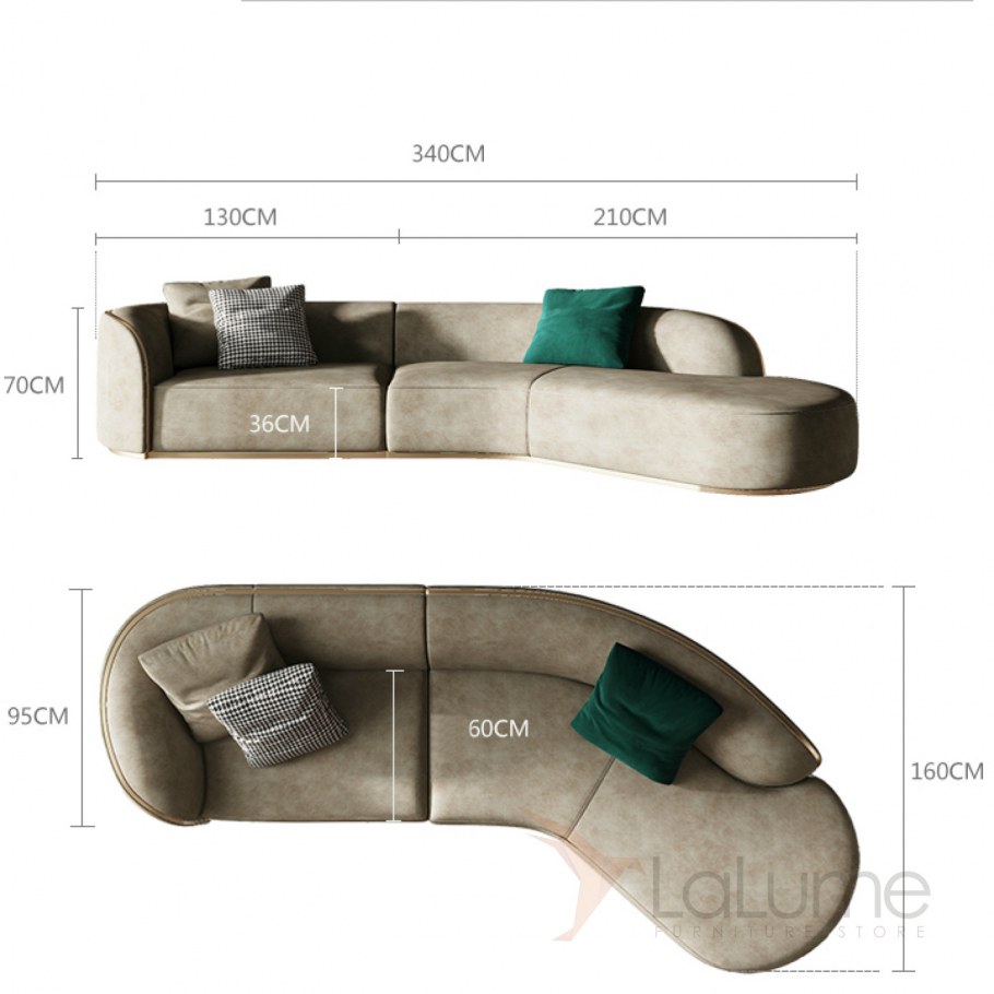 Диван Richard Sofa угловой серый