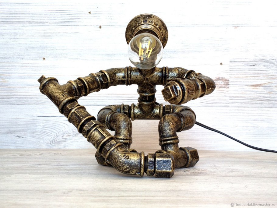 Светильник стимпанк лофт