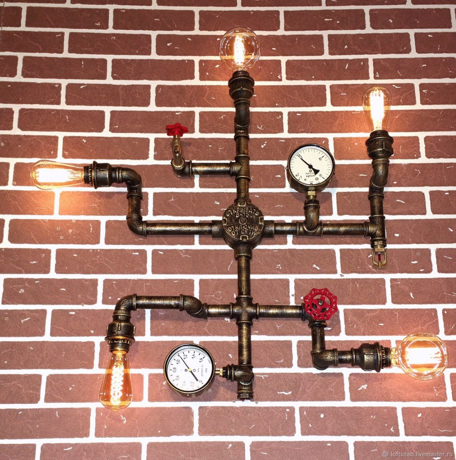 Настенное панно в стиле лофт