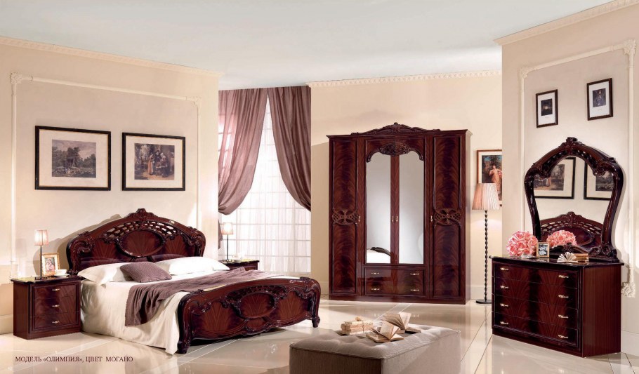 Спальный гарнитур Ольга могано