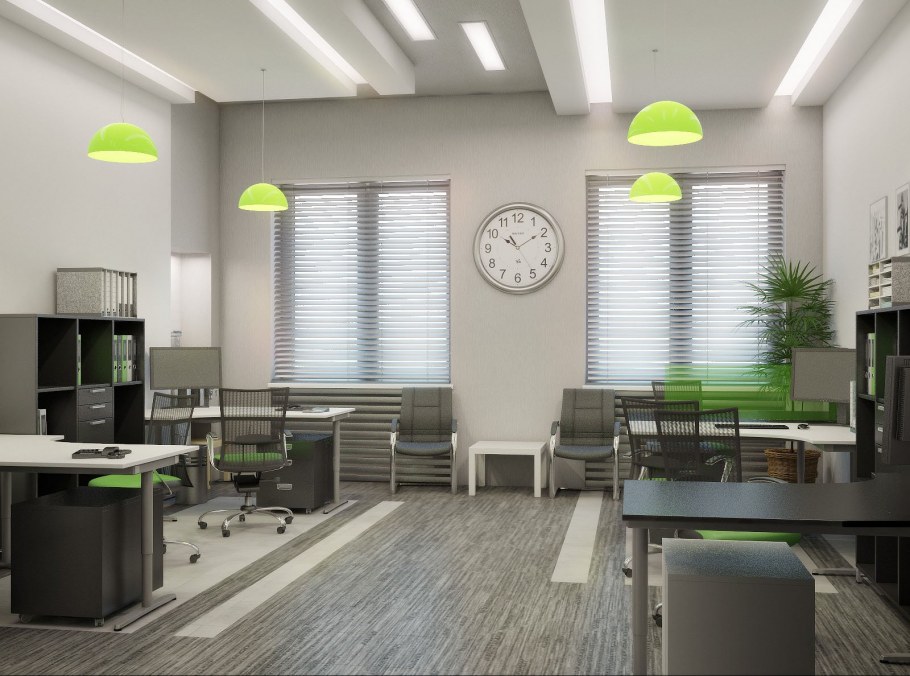 Интерьер офиса 30 кв м