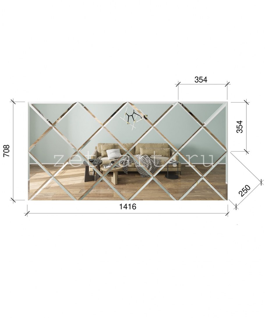 Зеркало Лучано фацет