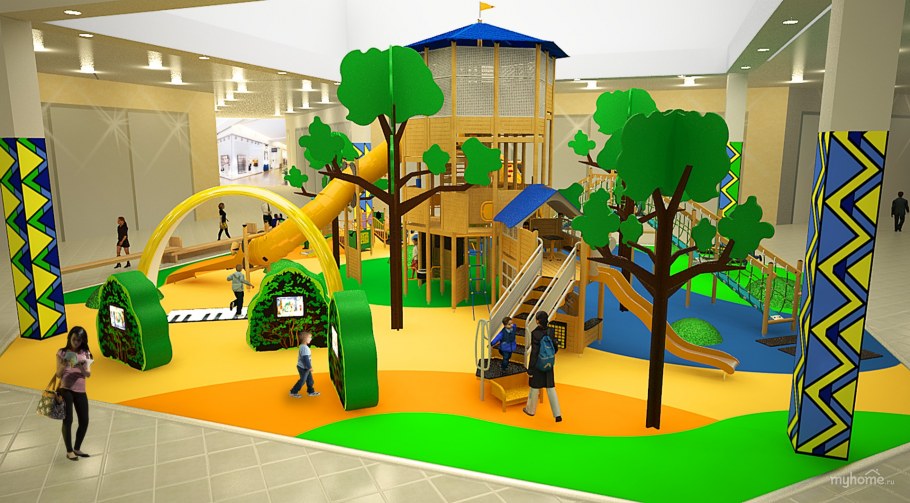 Игровая зона в детской комнате