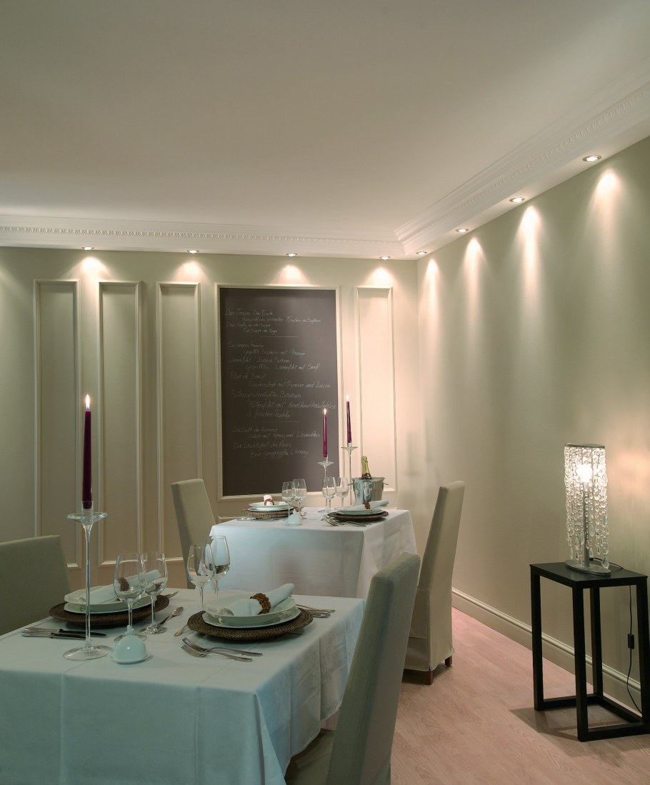 Точечное освещение в интерьере