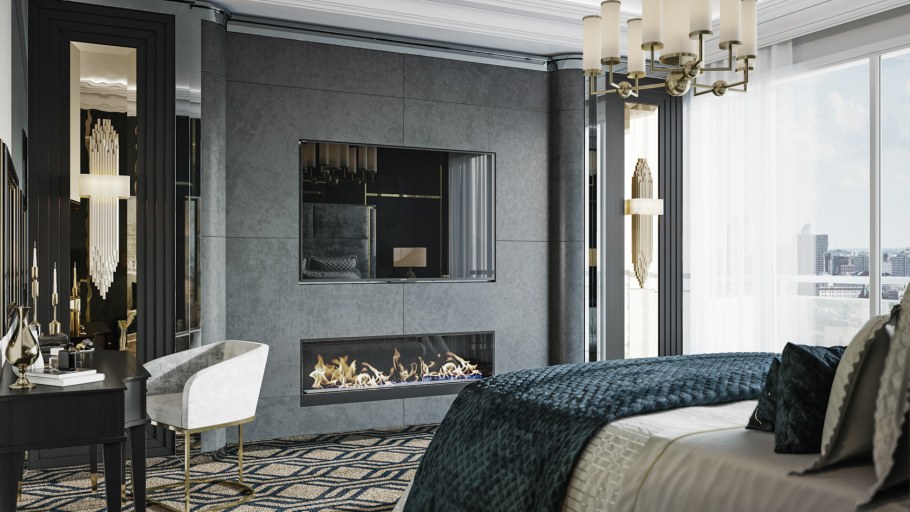 Гостиная Нео ар деко