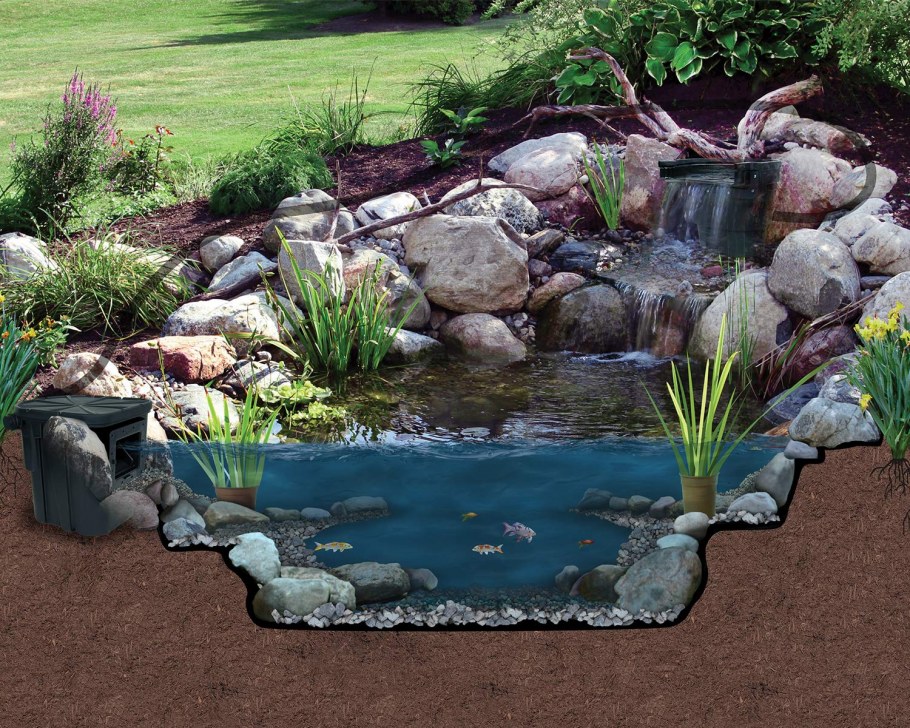 Альпийская горка с биоплато