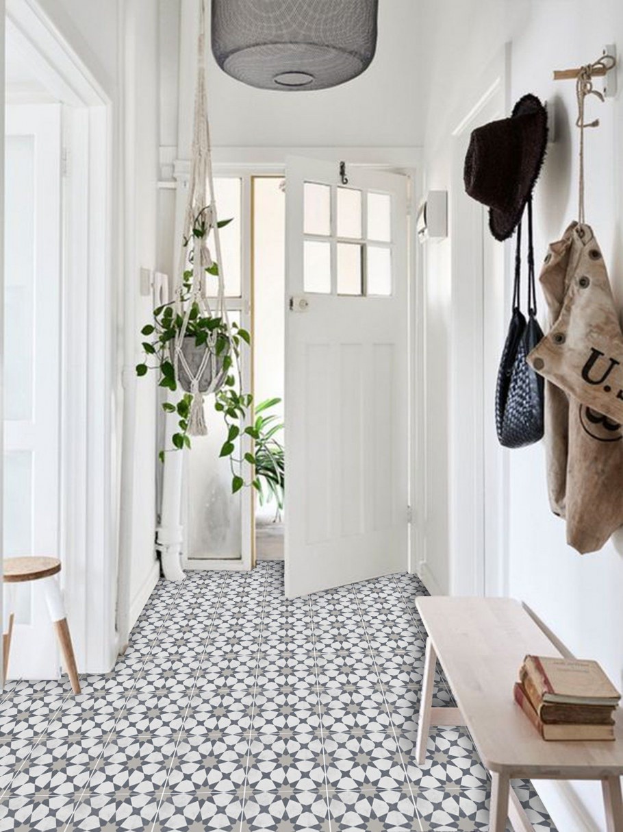 Плитка пэчворк в коридоре