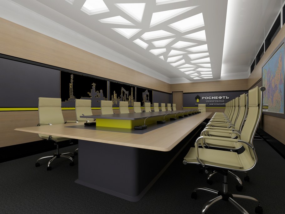 Холл офис переговорная