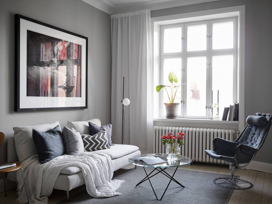 Спокойный интерьер