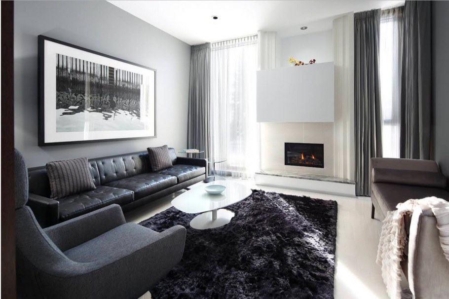 Гостиная в стиле миним