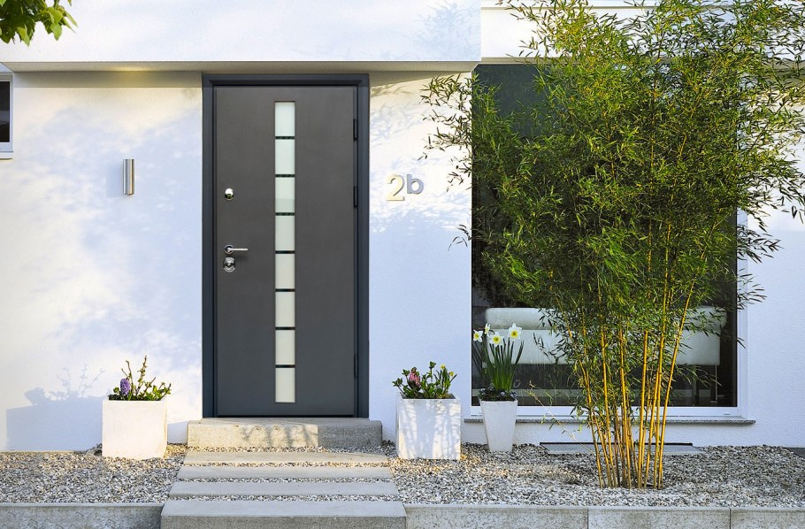 Входная дверь в экстерьере