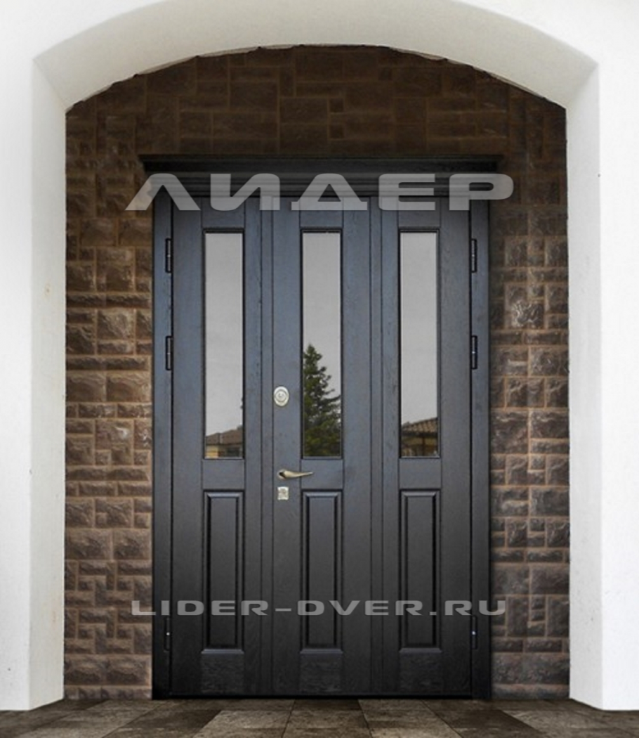 Входная дверь со стеклопакетом