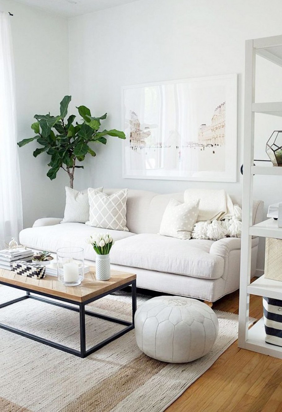 Белый цвет в интерьере