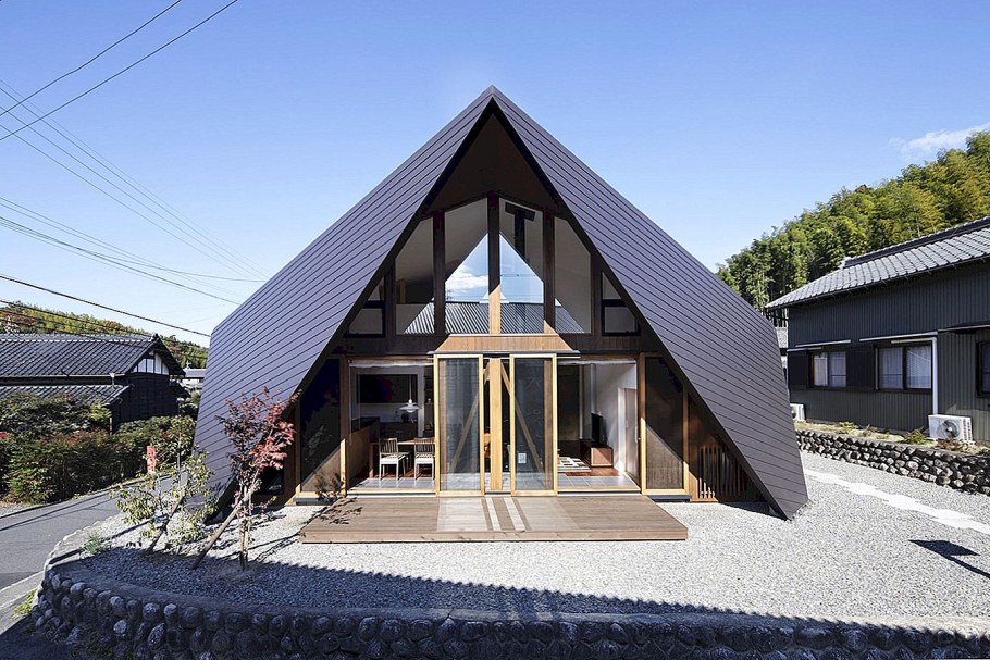 Дом Модерн скатная кровля