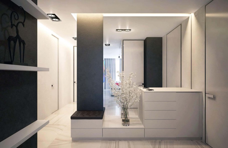 Дизайнерский проект прихожей