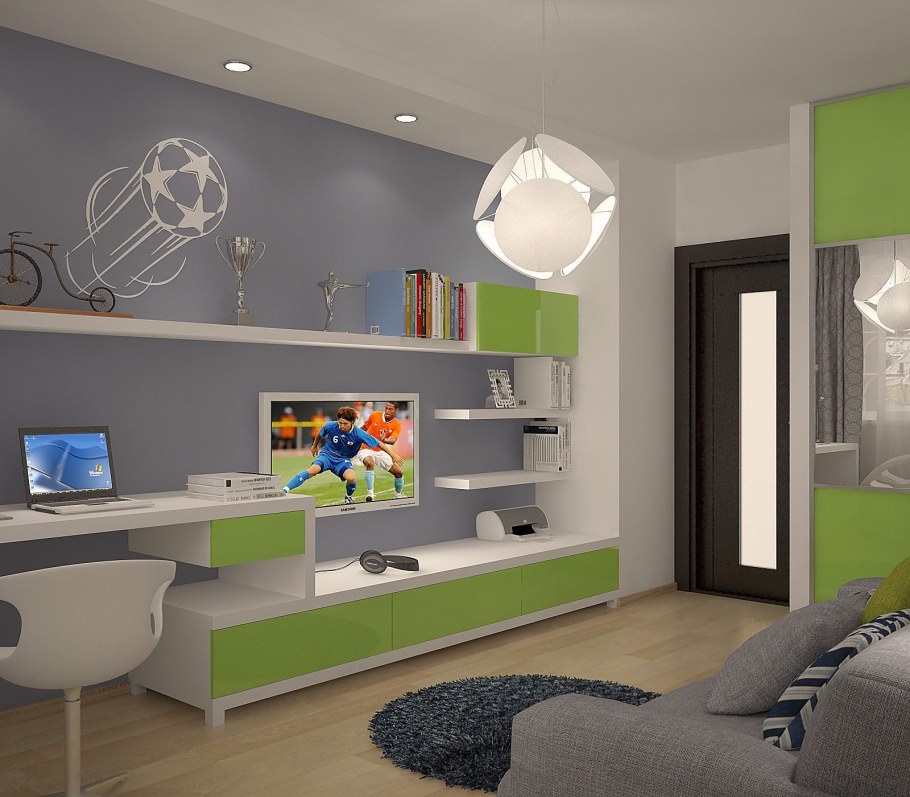 Планировка детской комнаты для подростка