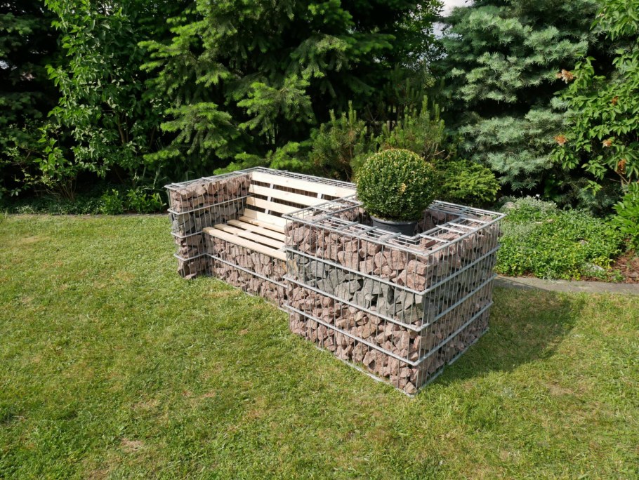 Мраморные габионы