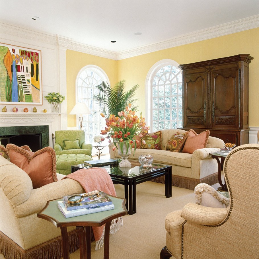 Оранжевая спальня