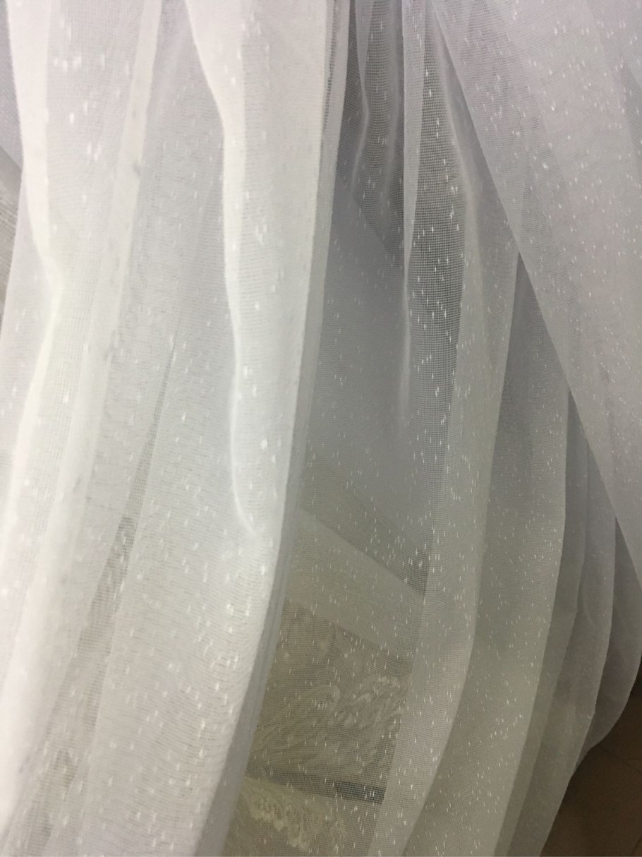 Тюль матовая плотная