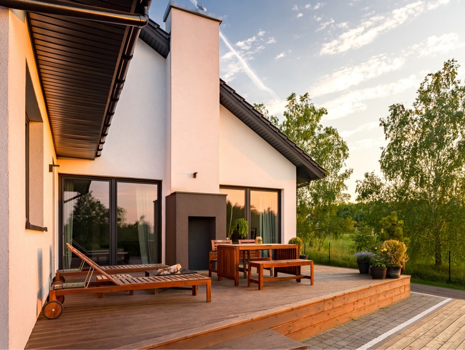 Укосины на веранде