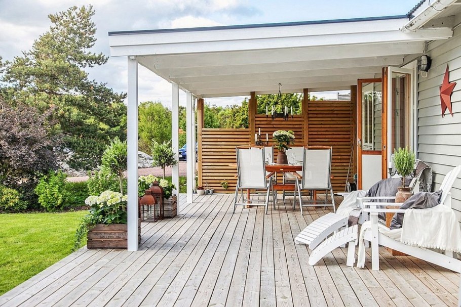 Веранда в американском стиле