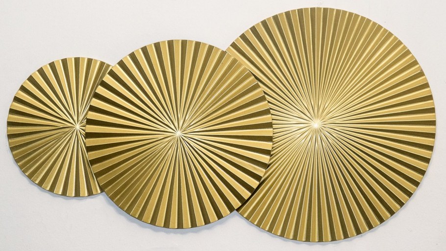 Декор Apollo Medium Plaque - circular Gold Wall Decor