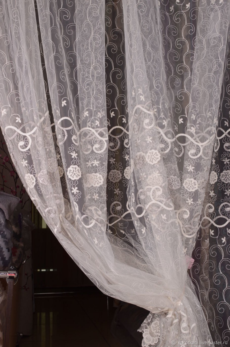 Тюль Kauffort Oliver на тесьме 275 см