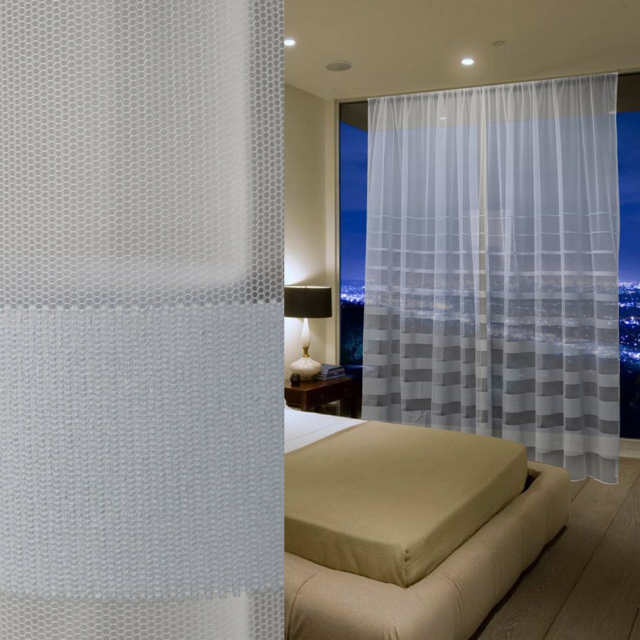 Тюль сетка вышивка Interio