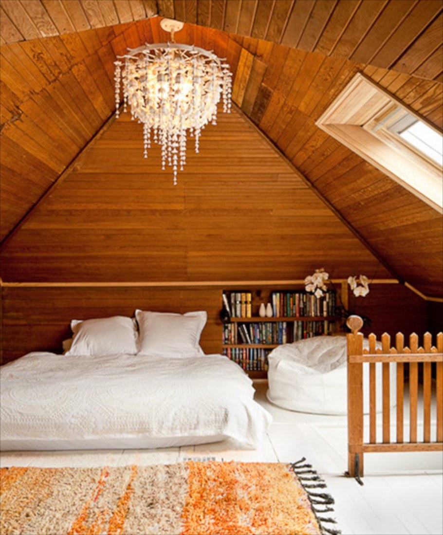 Обустройство мансарды