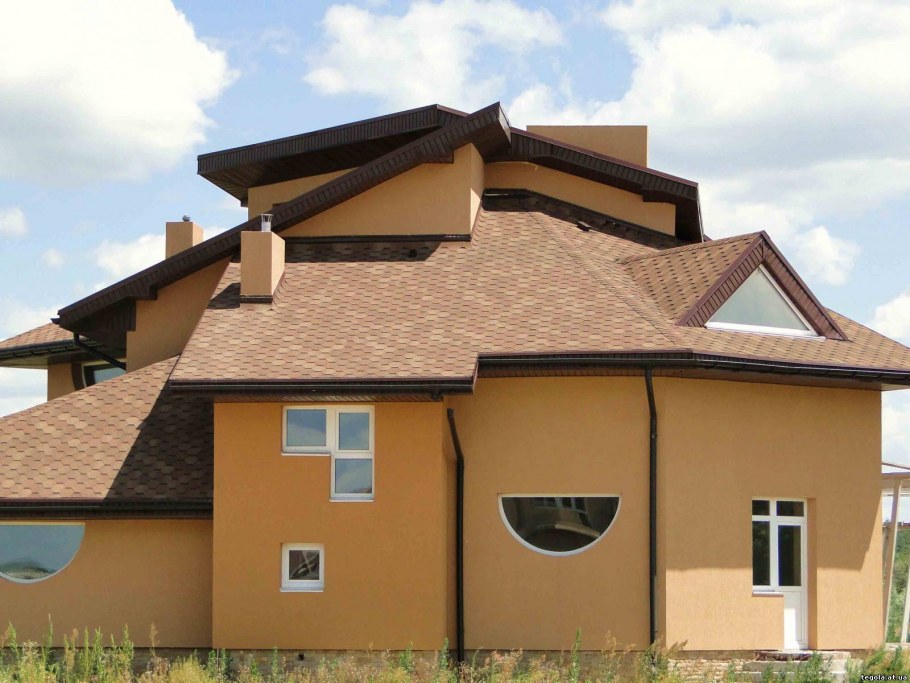 Гибкая битумная черепица Tegola