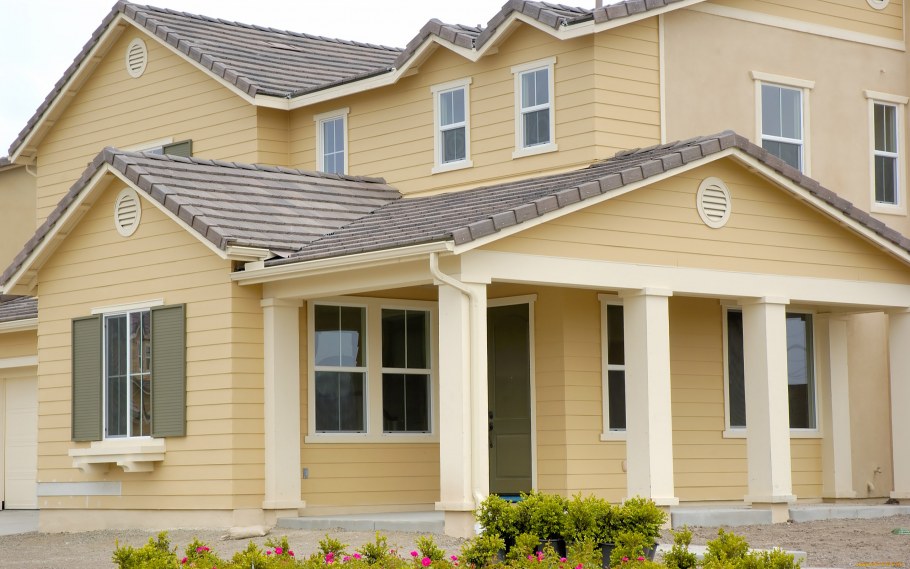 Цвета фасадов домов