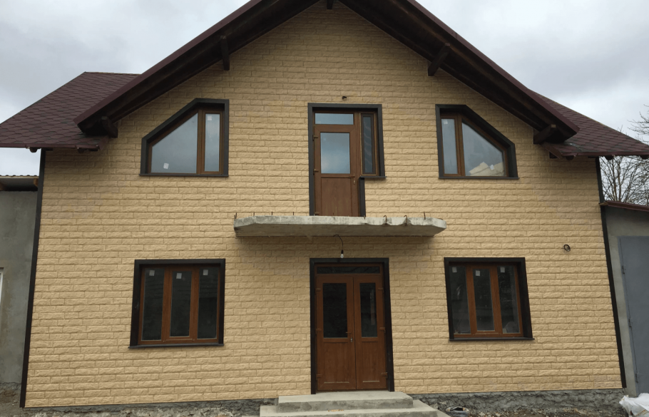 Юпласт Стоун Хаус камень золотистый