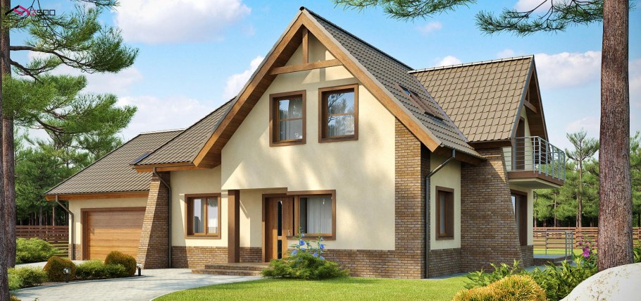 Фасад частного дома