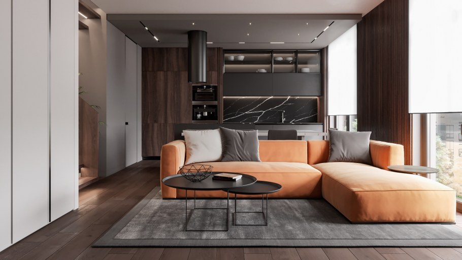 Диван в стиле Контемпорари