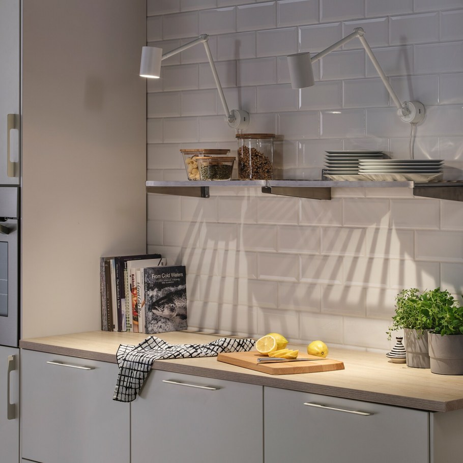 NYMÅNE НИМОНЕ рабочая лампа/бра, белый