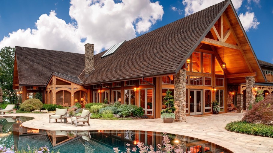 Красивые деревянные дома