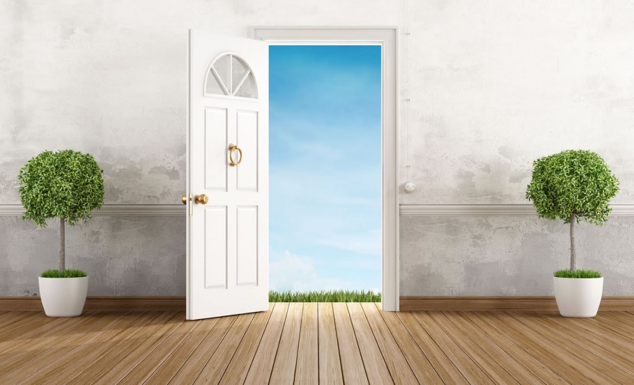 Открытые двери для презентации