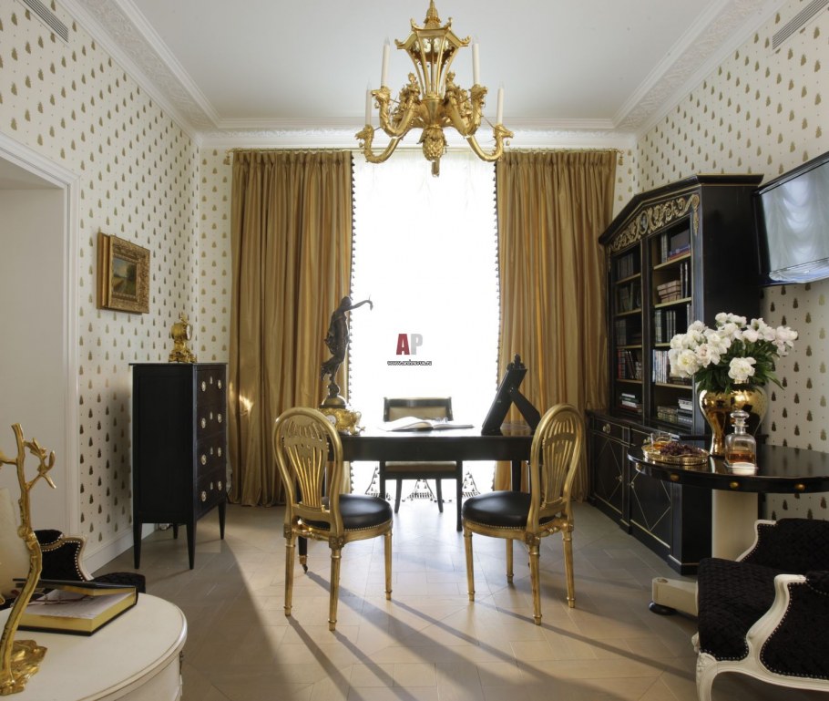 Интерьер кабинет Ампир